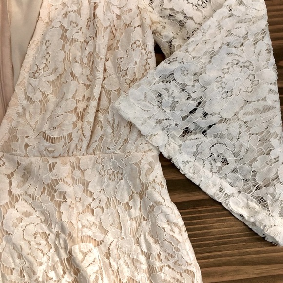 White Lace Romper - Picture 5 of 7